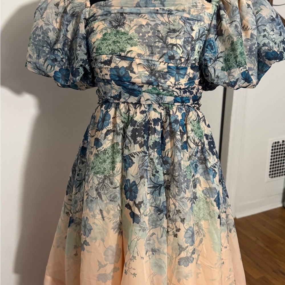 Flo Ruched Mini Dress Gently used 
Let Me Be by Anthropologie - Picture 9 of 9